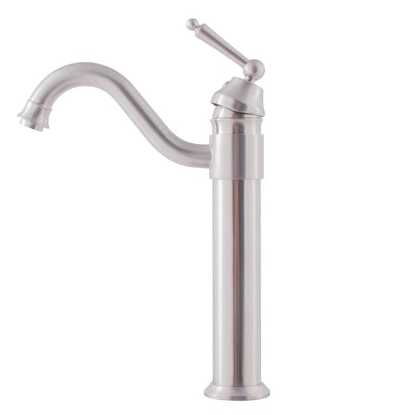 Novatto CENTURY Watersense Vessel Faucet, Brushed Nickel BM-359BNWS - main